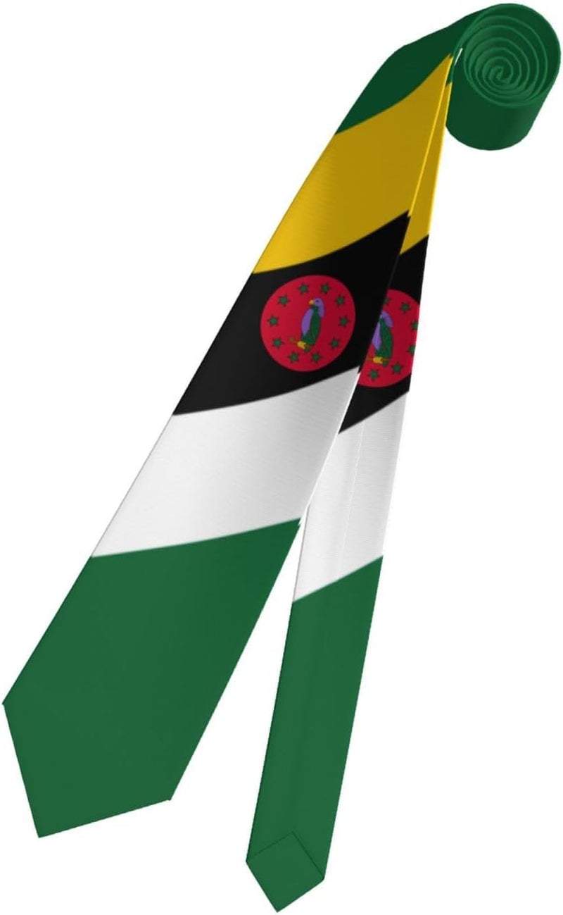 AKMCBSH National Flags Tie Comfortable Soft Novelty Necktie Unisex for Weddings Party Birthday Gift - Image 2